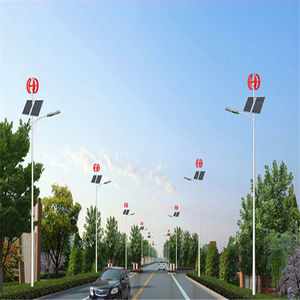 Lecuso 100W/150W/180W LED Lampadaire Solaire avec <span class=keywords><strong>Turbine</strong></span> Hybride Éolienne Antidéflagrante pour Route IP67 Classé - Product Image 3