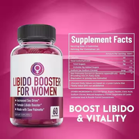 Gommes booster de libido aux herbes naturelles et à l'équilibre hormonal de marque privée
