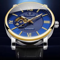 Nouvelle Montre FORSINING de Luxe pour Homme d'Affaires 2026, Mouvement Automatique, Cadran Squelette, Montre Mécanique Élégante pour Homme