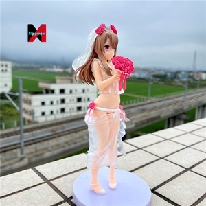 Figura de Fate Kaleid Illya <span class=keywords><strong>Prisma</strong></span> en Bikini de Novia con Ramo, Modelo de Estatua de <span class=keywords><strong>Anime</strong></span> Coleccionable de PVC, Decoración de Escritorio, Manualidades de Plástico - Product Image 4