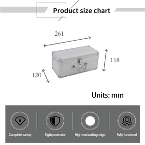 صندوق أدوات احترافي جديد من الألومنيوم بتصميم مخصص ومتين لحمل الأدوات - Product Image 5