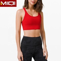 MIQI vente en gros soutiens-gorge de sport vierges pour femmes soutien-gorge de sport croisé grande taille 3xl pour femmes