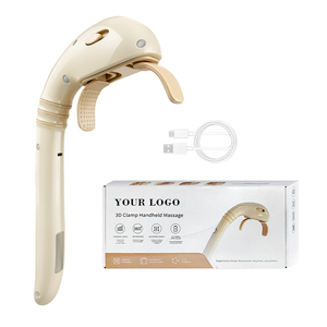 เครื่องนวดคอแบบมืออาชีพสองหัว นวดได้ทั่วร่างกาย แบบหนีบ 3 มิติ ชาร์จด้วย Type-C เครื่องนวดคอไฟฟ้า - Product Image 1