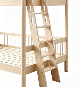 <span class=keywords><strong>Letto</strong></span> a due piani resistente con barriera di sicurezza anticaduta extra alta e scala esterna dritta - Product Image 4