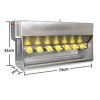 Abreuvoir à lait pour porcelets double face 14 tétines en acier inoxydable Machine d'allaitement pour porcelets Équipement d'élevage Abreuvoir à lait pour porcelets