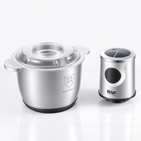 RAF Voedselprocessor 250W Met 2,0L Capaciteit 360 Graden Mengen voor het Hakken van Vlees Groenten Keukenbereiding Procesador De Alimentos