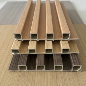 Bảng điều khiển decorativos de madera WPC Para interiores con ranuras Para Grandes paredes madera decorativa - Product Image 4