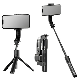 Palo de Selfie ELE-GATE con Trípode y Estabilizador para Teléfono Inteligente, Carga USB - Product Image 1