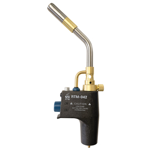 Cabezal de soplete de propano Antorcha de gas Mapp portátil de acero inoxidable con autoencendido y sopletes de soldadura de llama de propano - Product Image 1