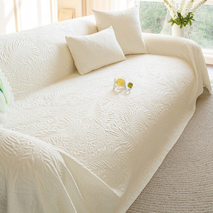<b>Sofa</b> <b>Cover</b> Knitted Fabric Full Coverage One Piece Cooling Material Summer Style 145-185cm Machine Washable - Product Image 1