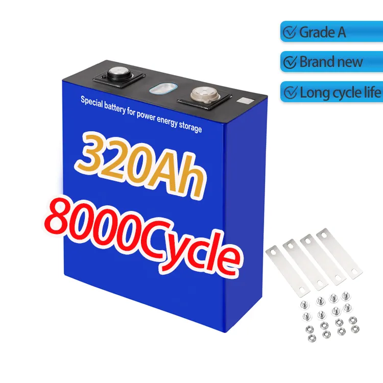 Grade a 3.2V 280Ah 300AH 320AH 340AH 12V 51V Lifepo4 Boîte de batterie au lithium-ion 8000 cycles pour outils électriques 320Ah Version disponible