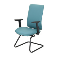 Chaises ergonomiques en cuir pu de qualité, chaises en cuir pu de chine, chaises de bureau à dossier moyen