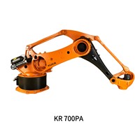 Robot industriel de palettisation et de manutention de matériaux de haute précision KUKA KR 700PA à 4 axes, capacité de charge de 700 kg, portée de 3320 mm