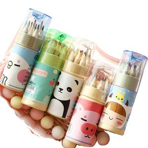 Nouveau Style Enfants Art 12 Couleurs Mini Enfants Couleurs Animal Crayons Ensemble Crayons pour Enfants Cadeaux - Product Image 1