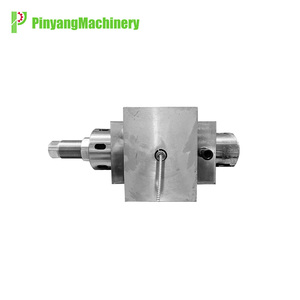 핀양 핫셀링 압출기 수동 조정 센터 크로스 헤드 70 + 50mm 이중 나사 압출 라인 크로스 헤드 - Product Image 3