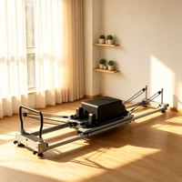 Vente en gros de Reformer Pilates à cadre en fer pliable, équipement de fitness, usine OEM en gros