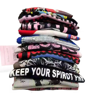 T-shirt in Cotone Pesante Stampato a Maniche Corte per Uomo e <span class=keywords><strong>Donna</strong></span>; Vestibilità Ampia Estiva, Girocollo, <span class=keywords><strong>Stile</strong></span> Hip Hop, Fantasia Cartoon - Product Image 4