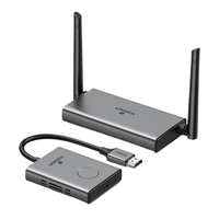 Extensor Inalámbrico HD-MI, Kit de Transmisor y Receptor de Video 5G 50M, Transmite Pantalla, Dongle para TV, PC, PS5/4, Monitor
