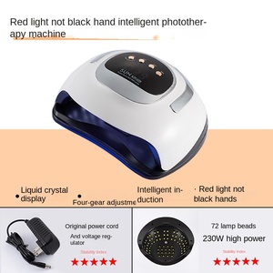 Sunx21max 320W Máy làm móng tay với 72 đèn <span class=keywords><strong>LED</strong></span> hạt mới <span class=keywords><strong>UV</strong></span> Móng Tay nướng và máy sấy 21max đèn quang trị liệu vật liệu nhựa - Product Image 2