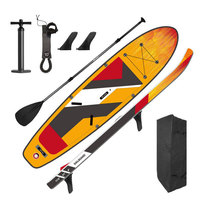 Planche à pagaie gonflable à une seule couche de style nouveau, planche de windsurf gonflable, voile durable et légère en PVC, utilisation en mer
