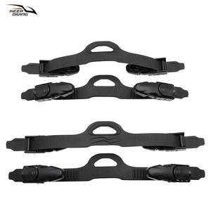 KEEP DIVING FS 615B 2CM Aperture Diving Replaceable Quick Release with TPR Adjustable Open Heel <b>Buckle</b> Fins Fixing Strap - Product Image 5