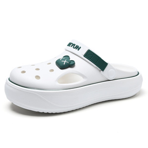Sandales plateforme Crocs pour hommes, EVA antidérapantes, respirantes, augmentant la taille, pour la plage et les activités de plein air - Product Image 5