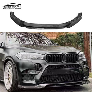 F85 X5M F86 X6M V نمط جودة عالية ألياف الكربون الجبهة الشفة المصد الشفة الأمامية الخائن الأمامي لبي إم دبليو F85 X5 <span class=keywords><strong>M</strong></span> F86 X6 <span class=keywords><strong>M</strong></span> - Product Image 2