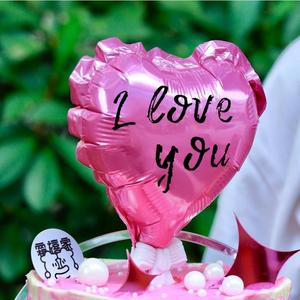 Decoración de Pastel en Forma de Corazón con Miel y Dulzura, Plástico Acrílico, Estilo Ins, para Cumpleaños de Princesa, Día de San Valentín, Festival Qixi - Product Image 6