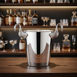 <b>Silver</b> Plated Brass Classic Durable <b>Ice</b> <b>Bucket</b> for Party - Product Image 1