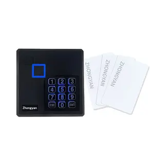 Leitor de teclado de controle de acesso inteligente NFC RS232 RS485 UART, segurança inteligente, ISO 14443A, RFID, leitor de cartão de proximidade 125khz