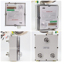 Remote Kontrol Nirkabel Industri Kecepatan Ganda 8 Tombol Tahan Air IP67 untuk Overhead Crane Hoist