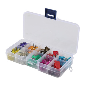 100pcs Mini Blade Fuses 3A 5A 7.5A 10A 15A 20A 25A 30A 35A 40A With <b>Puller</b> Tool Car Automotive Fuse Set - Product Image 2