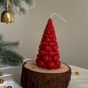 Handmade Aromatherapy Scented Gypsum Resin Silicone Craft <b>Mold</b> 3D Bubble Christmas Tree <b>Candle</b> DIY Pagoda Style <b>Mold</b> Kit - Product Image 2