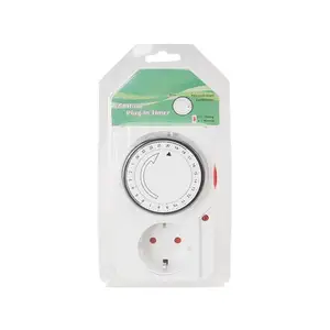 Indoor Plant Growth German Plug Outlet 24 Hour Kitchen Mechanical Timer