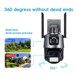 Cámara <span class=keywords><strong>de</strong></span> Seguridad Wifi para Exteriores V380 Pro APP con Doble Lente y Doble Pantalla, Ideal para Casa, Jardín, Villa, Fábrica, con Detección Humana por IA - Product Image 4