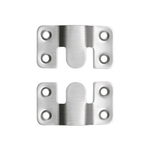 Stainless Steel <b>Concealed</b> M-Shaped Mounting Hook for Furniture Cabinet-Silver Modern Simple Design Durable & Easy Installation - Product Image 1