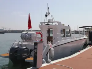 11 м алюминиевый сплав Рабочая лодка бизнес-яхта высокоскоростная лодка
