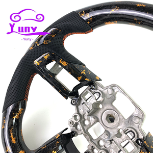 Volant de course en fibre de carbone forgé sur mesure pour <span class=keywords><strong>Mustang</strong></span> <span class=keywords><strong>GT</strong></span> 350 <span class=keywords><strong>500</strong></span> S550 Shelby ZG Mach-<span class=keywords><strong>E</strong></span>, style D - Product Image 4