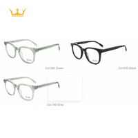 Lunettes optiques classiques carrées à monture complète en acétate pour enfants, filles et garçons, de haute qualité, légères, pour un usage quotidien