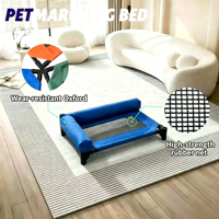 Lit surélevé pour chien, grand format, imperméable, résistant à l'humidité, en aluminium, plastique et fibre, lavable, pour la vente en gros