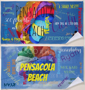 <span class=keywords><strong>Serviette</strong></span> de <span class=keywords><strong>plage</strong></span> en microfibre douce en peluche Impression personnalisée Logo de la marque Soccer 200-300-400gsm - Product Image 3