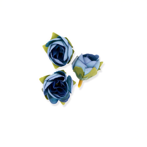 ILAN Fiori Blu Rosa 2,5cm 3 Pezzi Decorazione Artigianale - Product Image 2