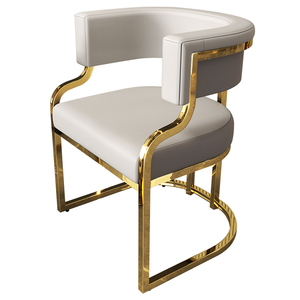 Silla de Comedor de Lujo, Silla de Sofá Mahjong para Oficina de Ventas de Hotel, Salón de Belleza, Silla de Maquillaje para Clientes de Salón de Uñas - Product Image 1