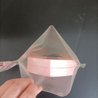 Emballage de produits médicaux recyclables personnalisés en PET/CPP laminé transparent, avec deux poches, scellé sur trois côtés