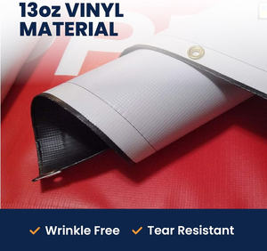 Vente immobilière maison ouverte vinyle bannière propriété publicité cour signes Agent Promotion 13 Oz personnalisé imprimé Portable météo - Product Image 2