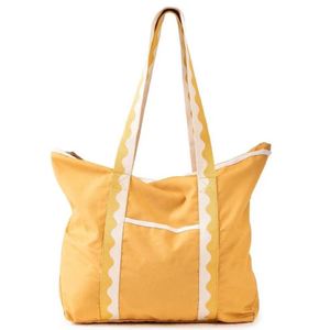 Sac à bandoulière personnalisé tendance, sac de plage en toile avec fermeture éclair, sac de plage personnalisé - Product Image 1