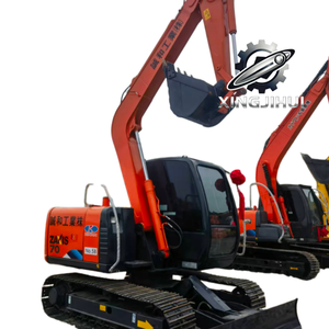 รถขุดฮิตาชิ Zaxis70 มือสอง ขนาด 7 ตัน ขนาดเล็ก ใช้สายพานยาง พร้อมมอเตอร์และชิ้นส่วนหลักที่ผ่านการทดสอบแล้ว พร้อมวิดีโอตรวจสอบ - Product Image 1