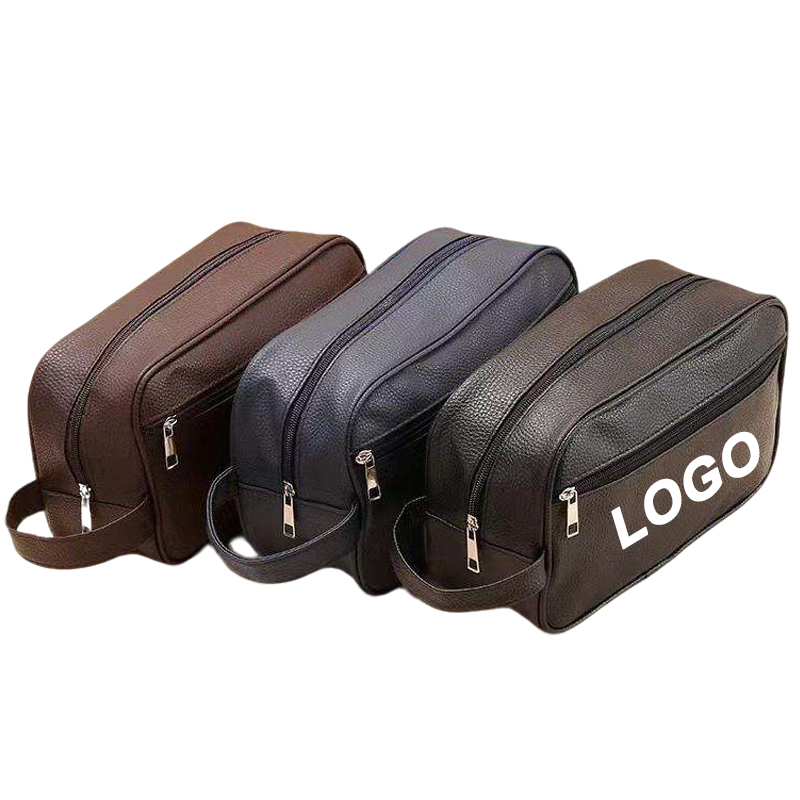 Custom Logo Toiletry Bag Mens Business