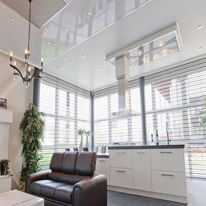 Film de plafond tendu décoratif, design <span class=keywords><strong>lambris</strong></span>, impression numérique UV, PVC, film laqué brillant souple, utilisé dans la maison, la cuisine - Product Image 5