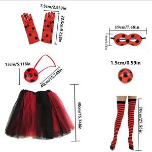 PESENAR <span class=keywords><strong>coccinella</strong></span> Costume da <span class=keywords><strong>donna</strong></span> <span class=keywords><strong>coccinella</strong></span> <span class=keywords><strong>vestito</strong></span> da signora insetto costumi da <span class=keywords><strong>coccinella</strong></span> <span class=keywords><strong>vestito</strong></span> da <span class=keywords><strong>coccinella</strong></span> Set per il compleanno di Halloween - Product Image 3